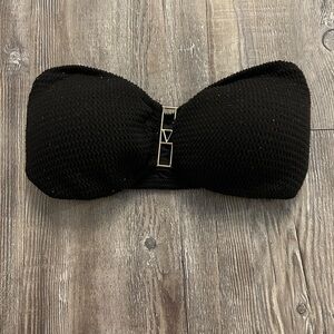 Victoria’s Secret Black Strapless Bikini top